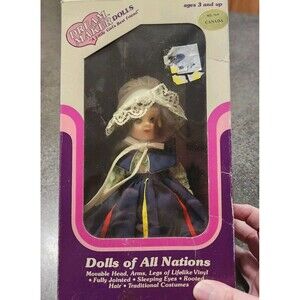 Dolls of All Nations Canada #149 Vinyl Jointed Doll Original Box